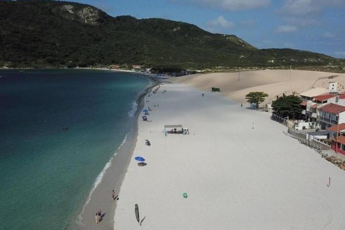 Florianópolis Golfinhos Apart-Hotel - Apto Terreo Frente Ao Mar!!! المظهر الخارجي الصورة