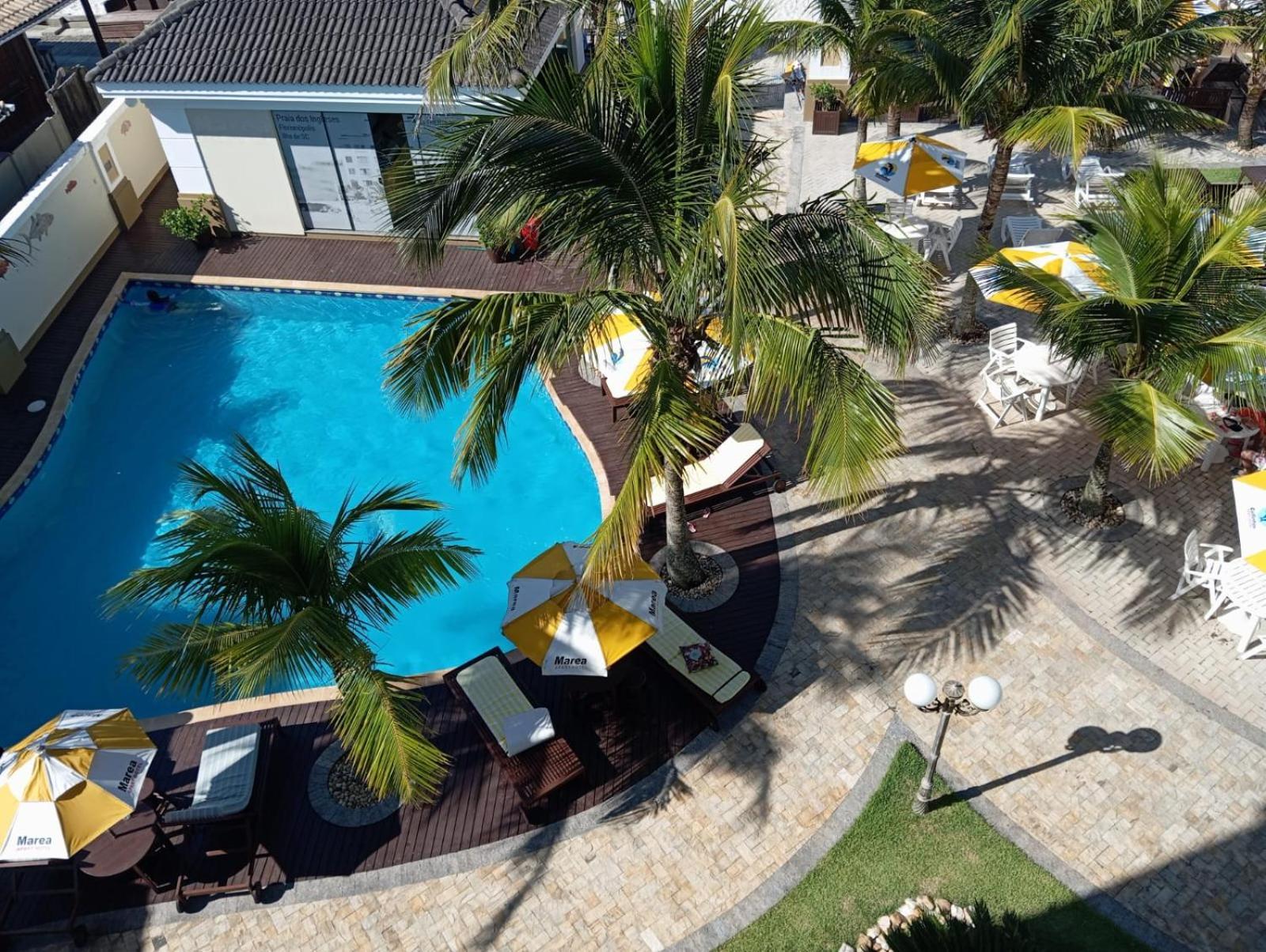 Florianópolis Golfinhos Apart-Hotel - Apto Terreo Frente Ao Mar!!! المظهر الخارجي الصورة