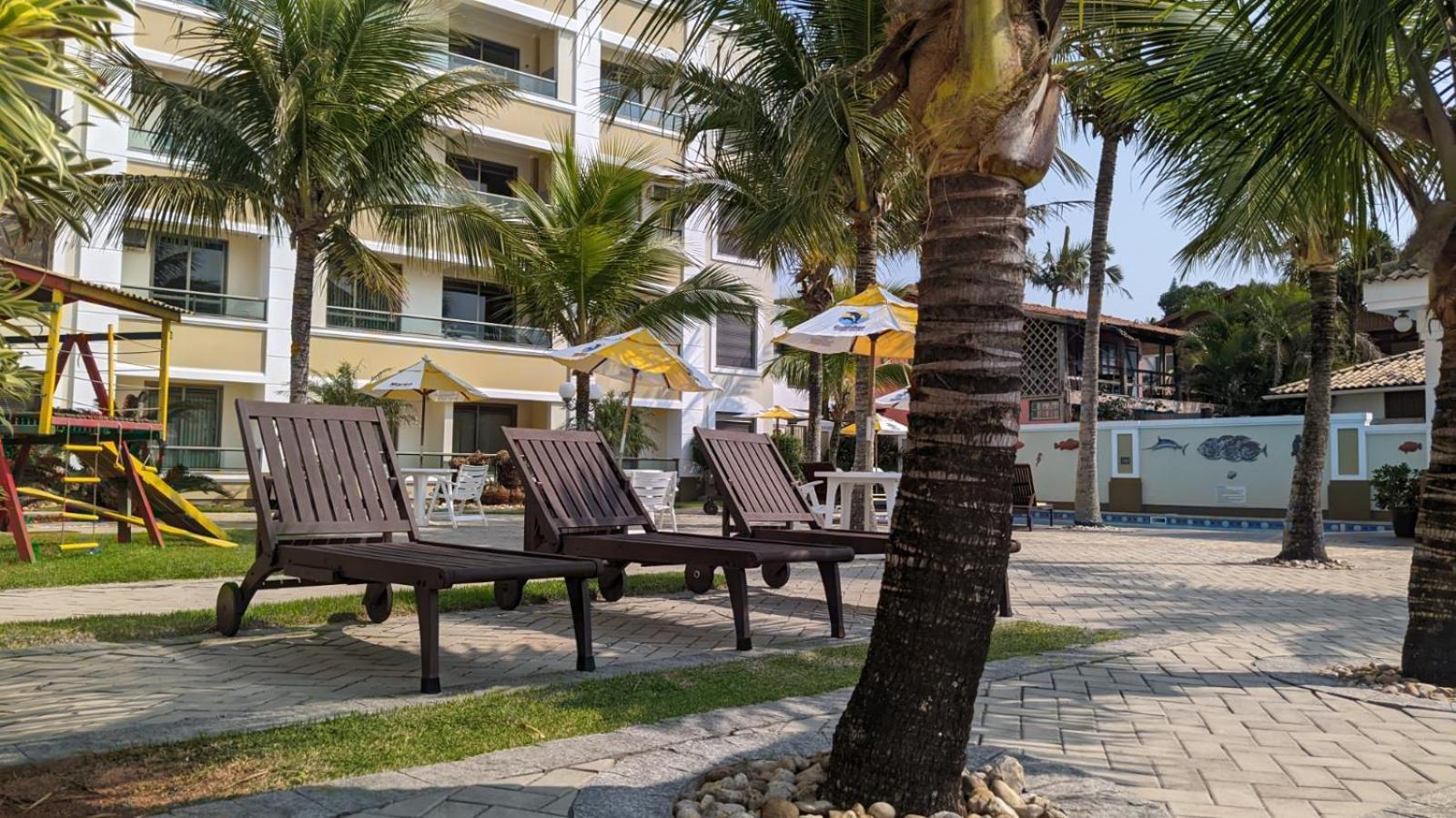 Florianópolis Golfinhos Apart-Hotel - Apto Terreo Frente Ao Mar!!! المظهر الخارجي الصورة