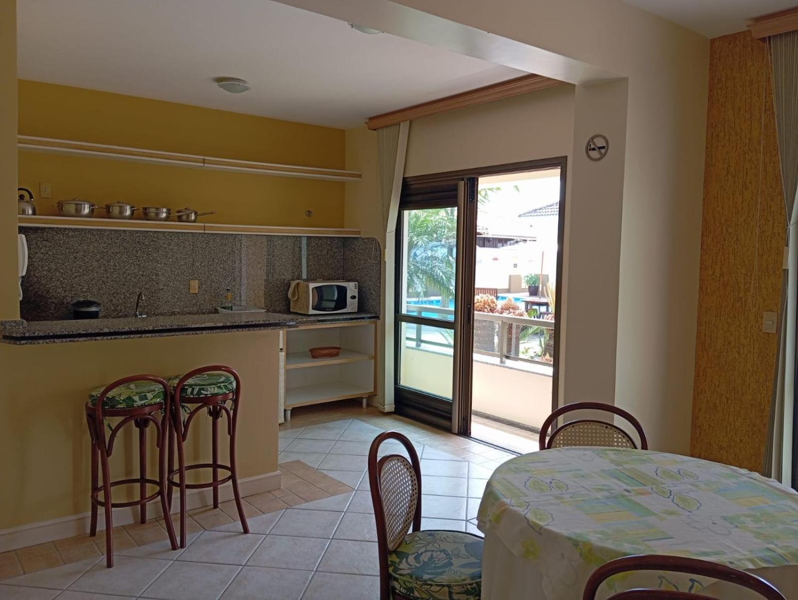 Florianópolis Golfinhos Apart-Hotel - Apto Terreo Frente Ao Mar!!! المظهر الخارجي الصورة